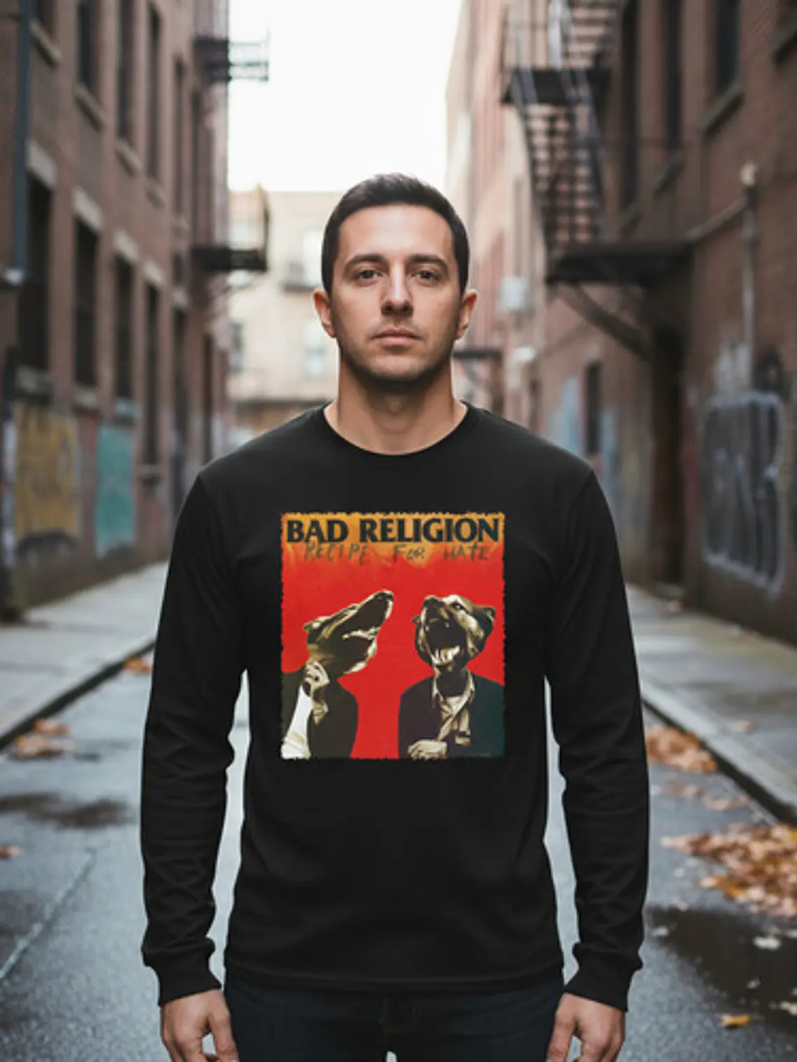 Polera Manga Larga Bad Religion - Ver 09 - Recipe For Hate 2