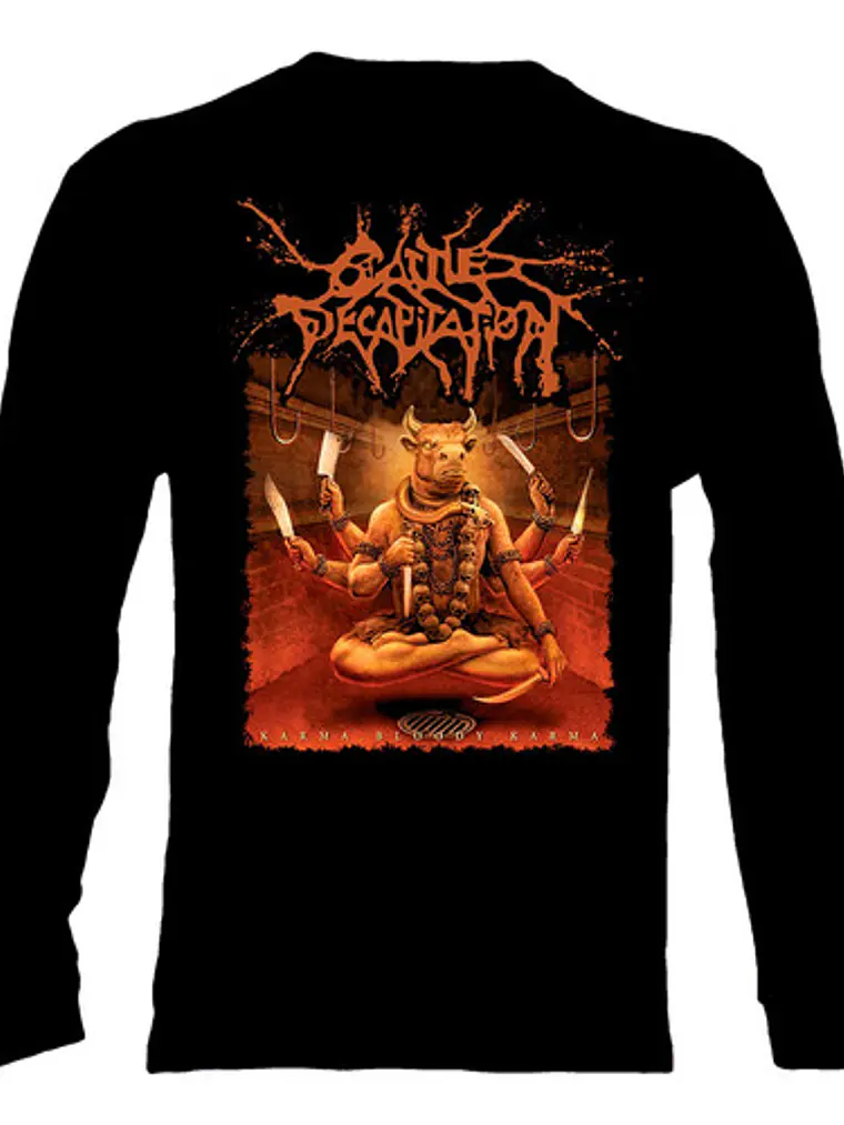 Polera Manga Larga Cattle Decapitation - Ver 13 - Karma Bloo 1
