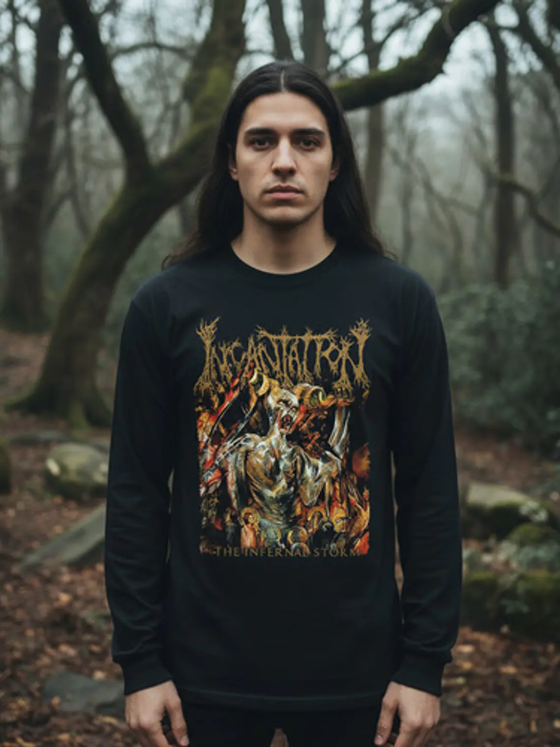 Polera Manga Larga Incantation - Ver 24 - The Infernal Storm 1