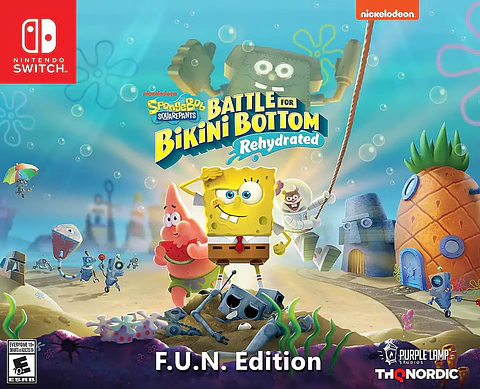 Bob Esponja Battle For Bikini Bottom Rehydrated