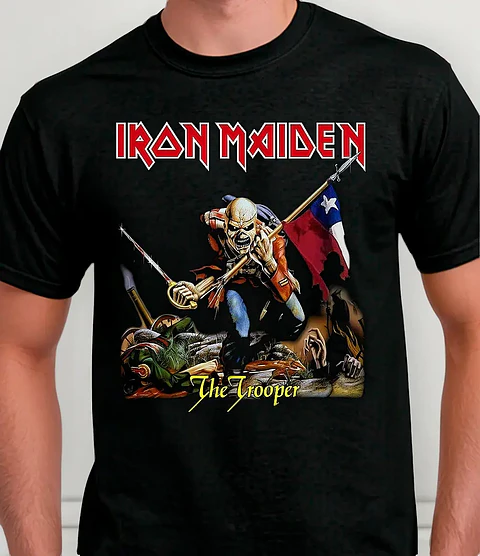 Polera Iron Maiden - Ver 096 - The Trooper Chile