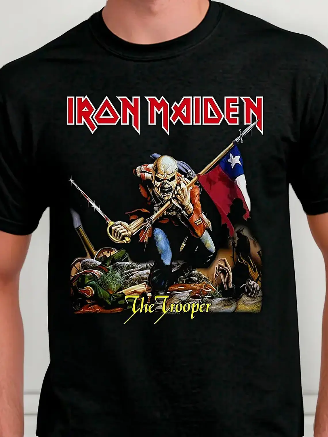Polera Iron Maiden - Ver 096 - The Trooper Chile 1