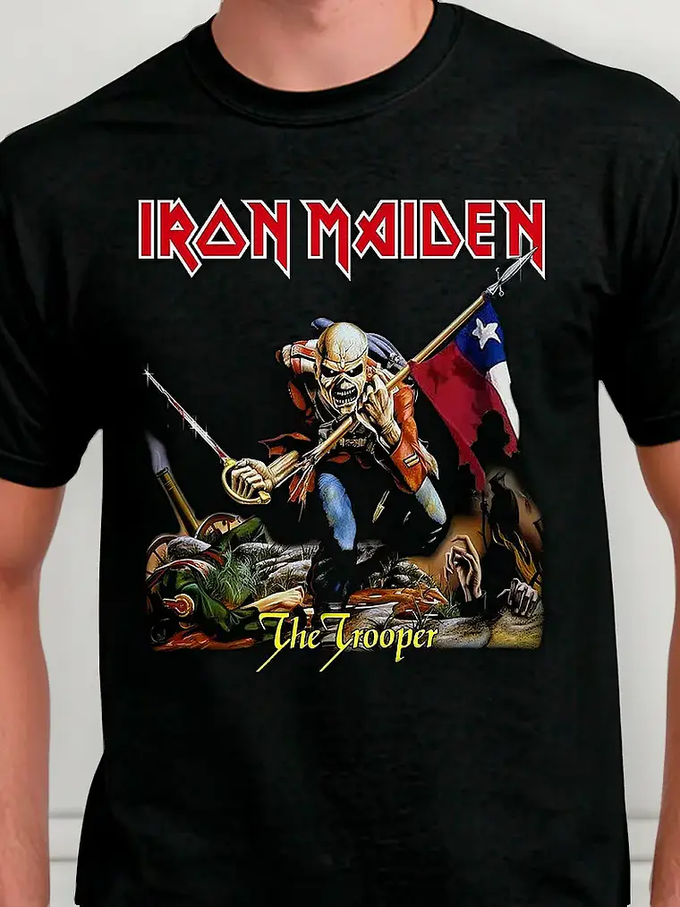 Polera Iron Maiden - Ver 096 - The Trooper Chile 1