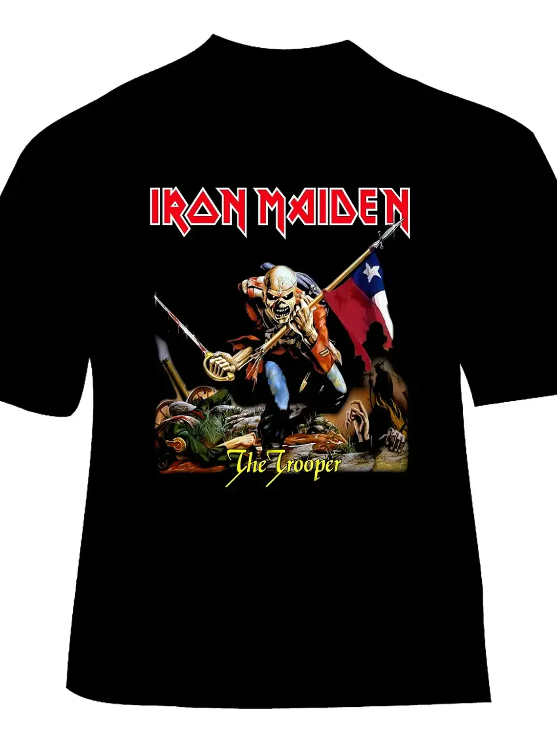Polera Iron Maiden - Ver 096 - The Trooper Chile 2