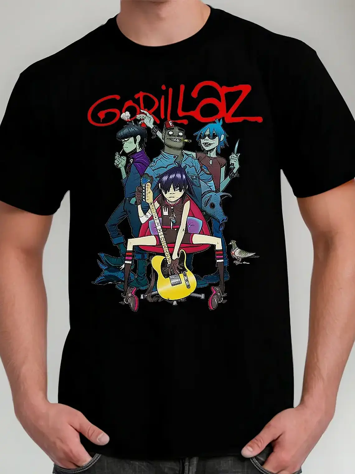 Polera Gorillaz - Ver 09 - Vale Gamess 2