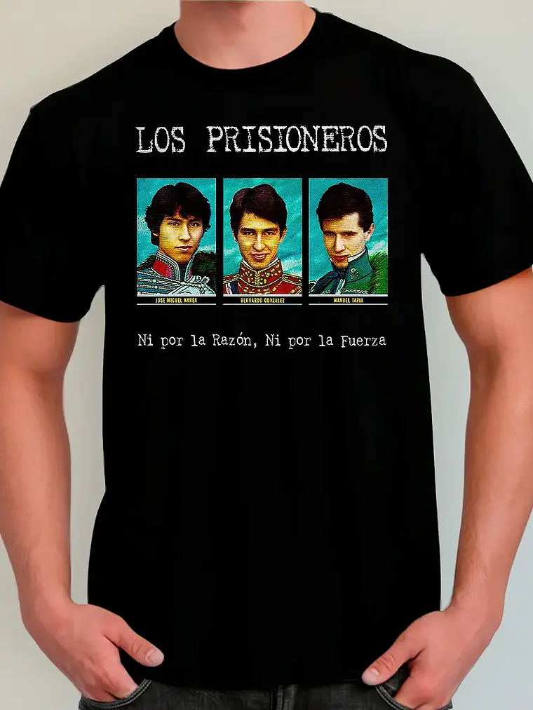 Polera Los Prisioneros - Ver 01 - Ni Por La Razon Ni Por La Fuerza 1