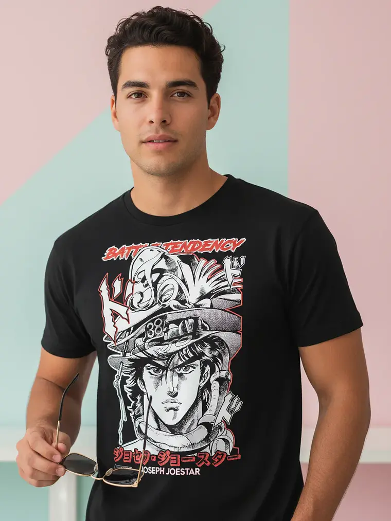 Polera Joseph Joestar Jojo's Bizarre Adventure 1