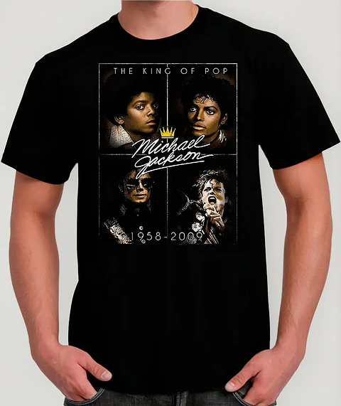 Polera Michael Jackson - Ver 01 - Vale Gamess