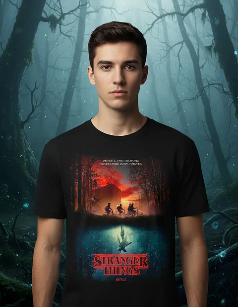 Polera Stranger Things - Ver 09 - Vale Gamess