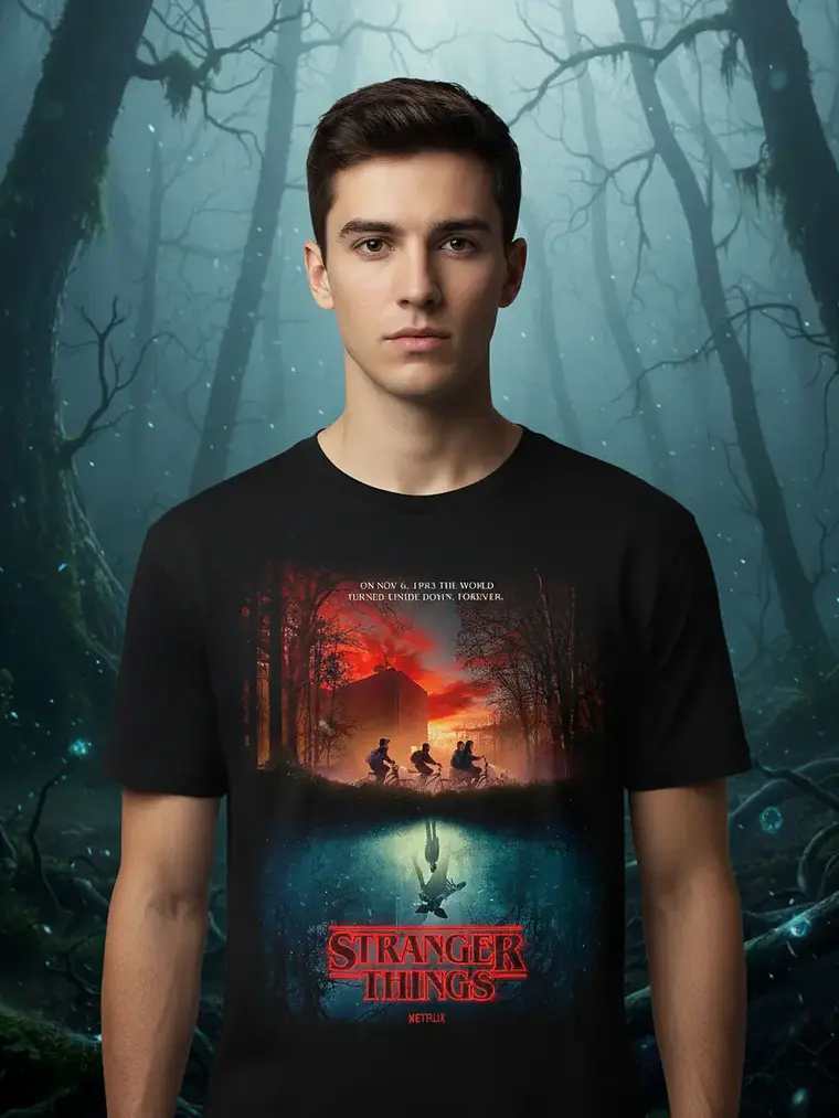 Polera Stranger Things - Ver 09 - Vale Gamess 1