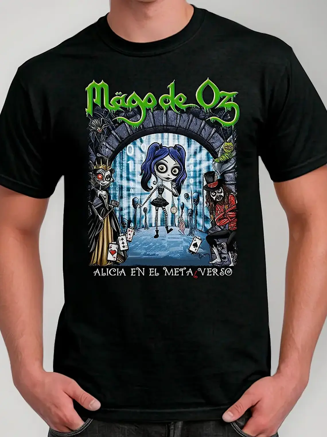 Polera Mago De Oz - Ver 27 - Alicia En El Metalverso 1