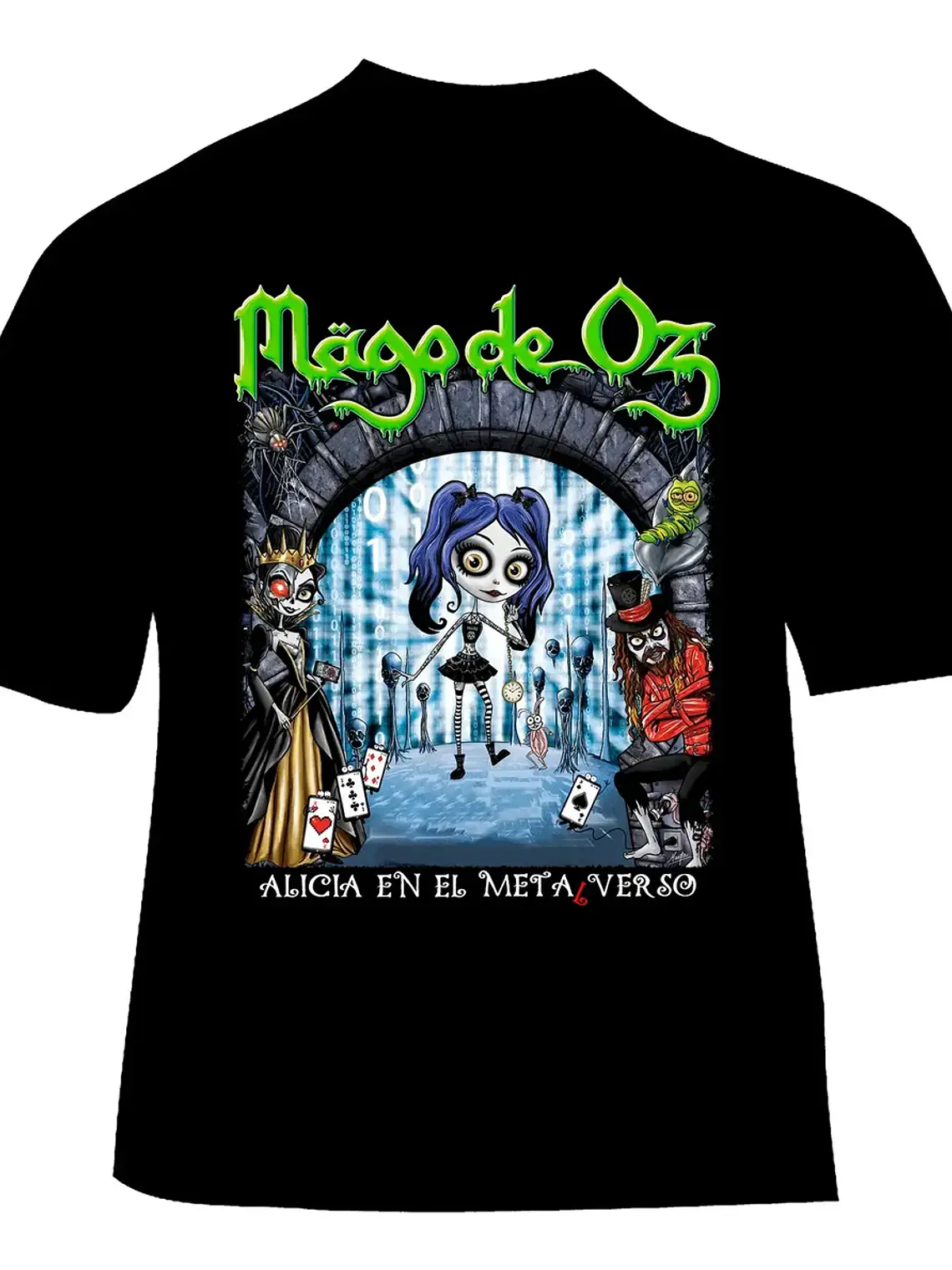 Polera Mago De Oz - Ver 27 - Alicia En El Metalverso 2