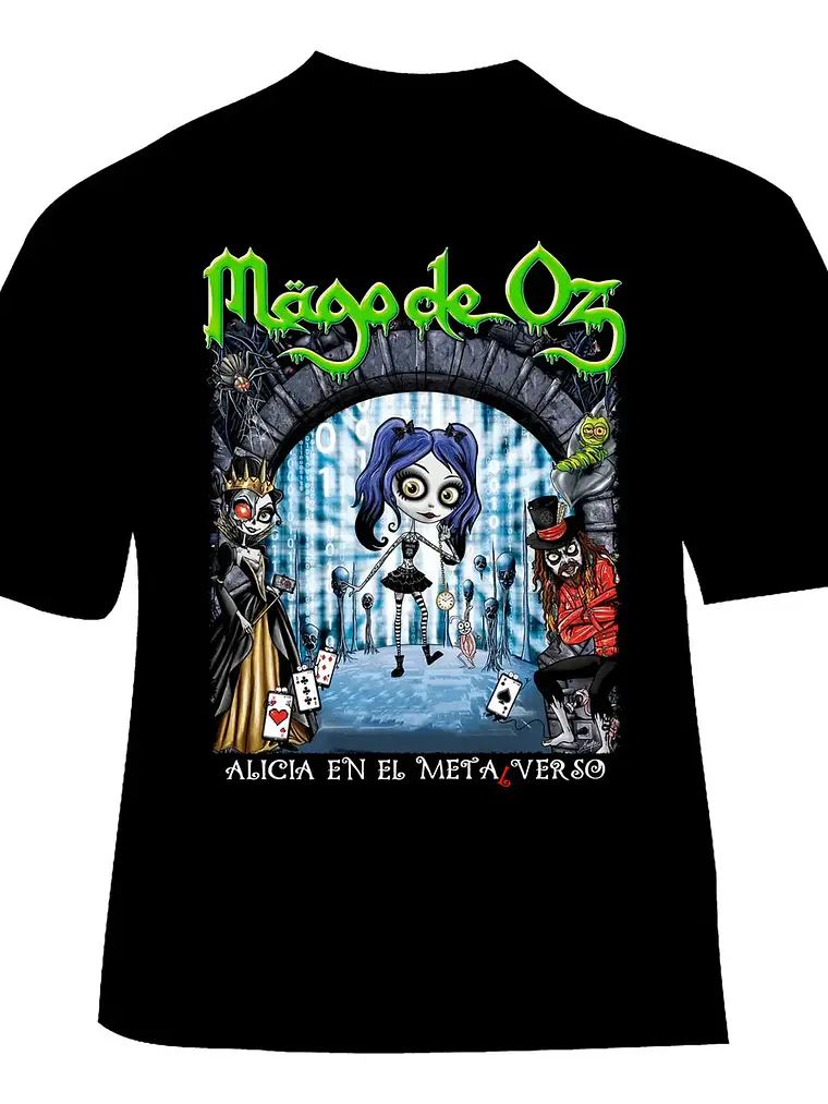 Polera Mago De Oz - Ver 27 - Alicia En El Metalverso 2