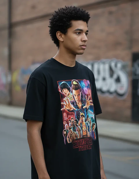 Polera Stranger Things - Ver 05 - Vale Gamess