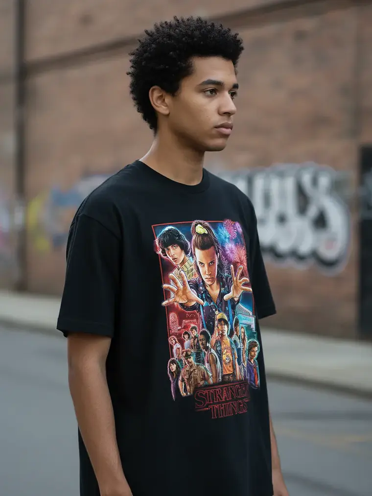Polera Stranger Things - Ver 05 - Vale Gamess 1