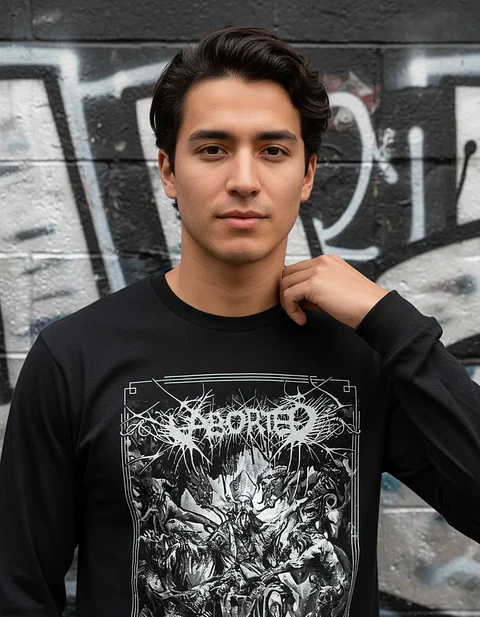Polera Manga Larga Aborted - Ver 03 - La Grande Mascarade