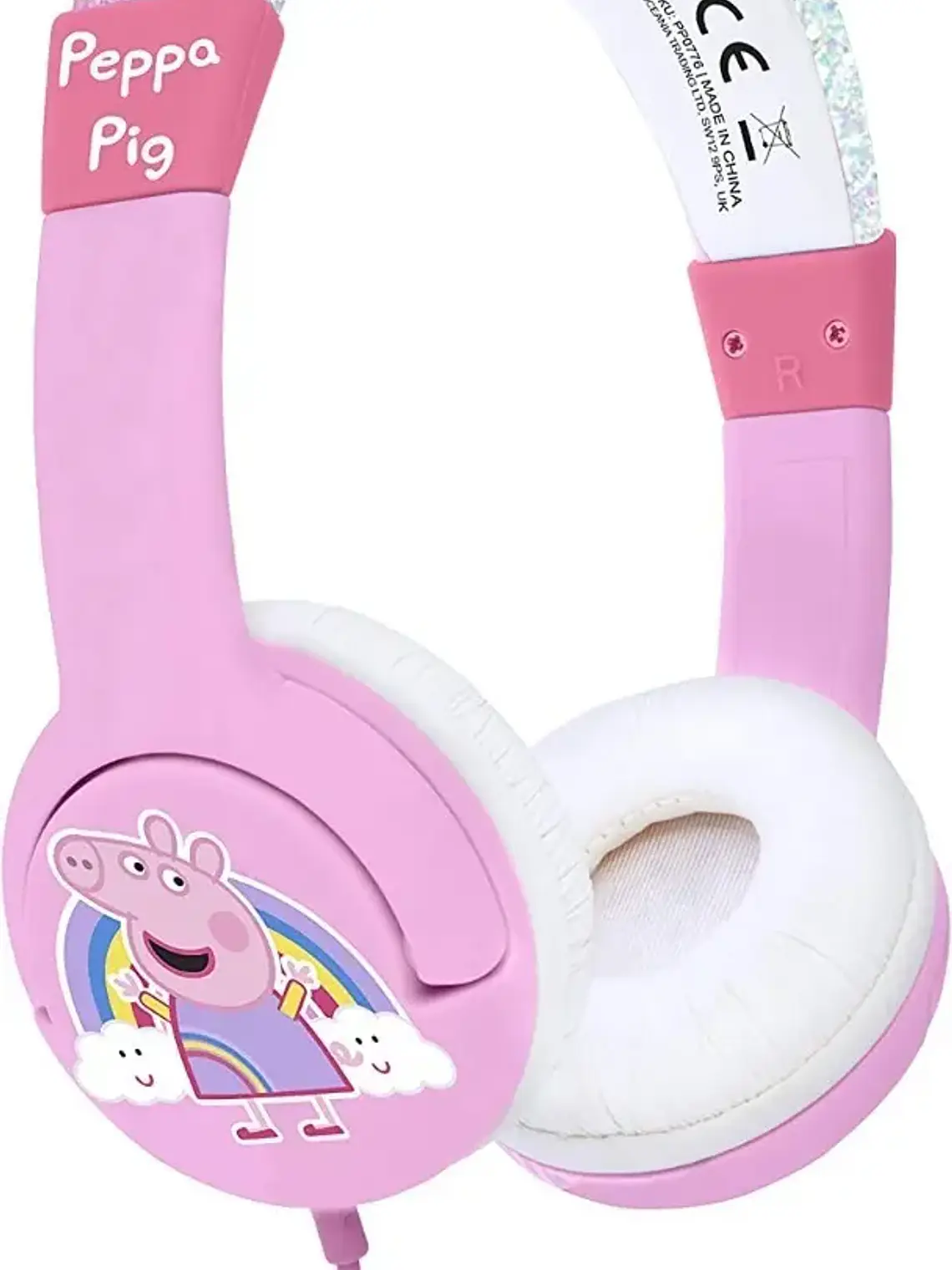 Audifonos Para Niños Otl Peppa Pig Color Rosa 1