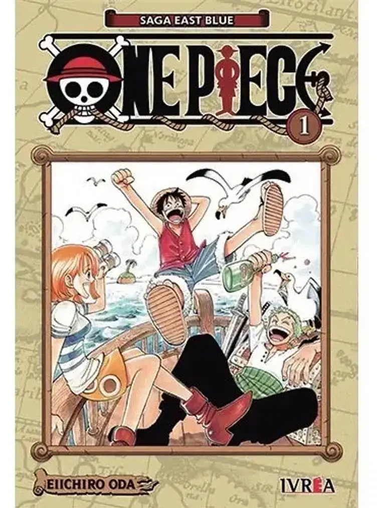 Manga One Piece Tomo #01 Ivrea Argentina - Eiichiro Oda 1