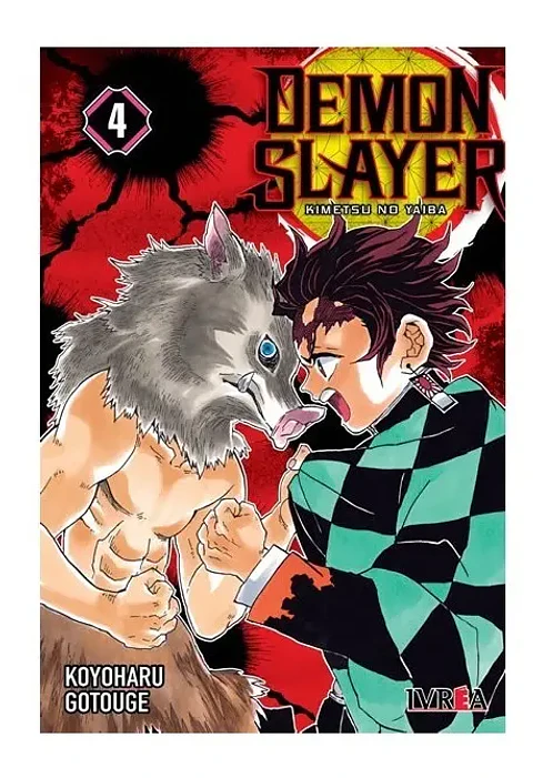 Manga, Demon Slayer: Kimetsu No Yaiba Vol. 4 / Ivrea