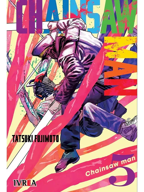 Manga Chainsaw Man Tomo 5 de Tatsuki Fujimoto por Editorial Ivrea en Tapa Blanda