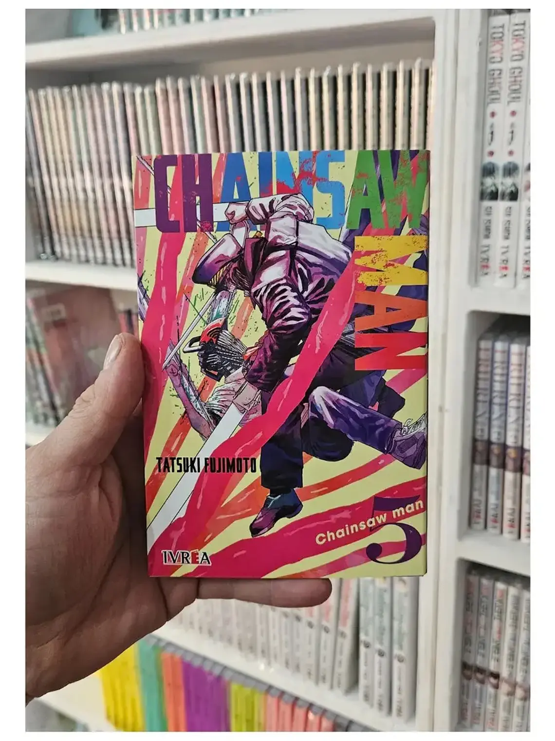 Manga Chainsaw Man Tomo 5 de Tatsuki Fujimoto por Editorial Ivrea en Tapa Blanda 2