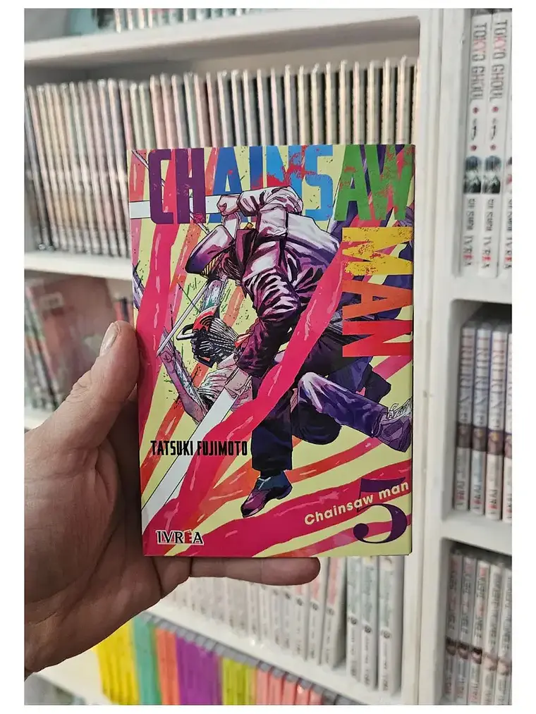 Manga Chainsaw Man Tomo 5 de Tatsuki Fujimoto por Editorial Ivrea en Tapa Blanda 2