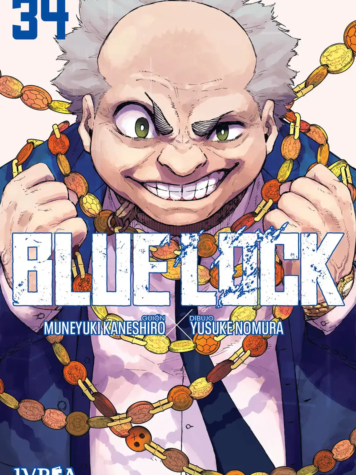 Blue Lock, De Muneyuki Kaneshiro, Vol. 34. Editorial Ivrea Argentina (2025) 1