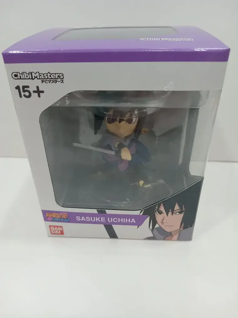 Figura Chibi Masters Sasuke Uchiha Naruto Shippuden 2