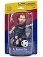 Figura Articulada Coleccionable A. Iniesta 21cm Barcelona Maccabi - Miniatura 1