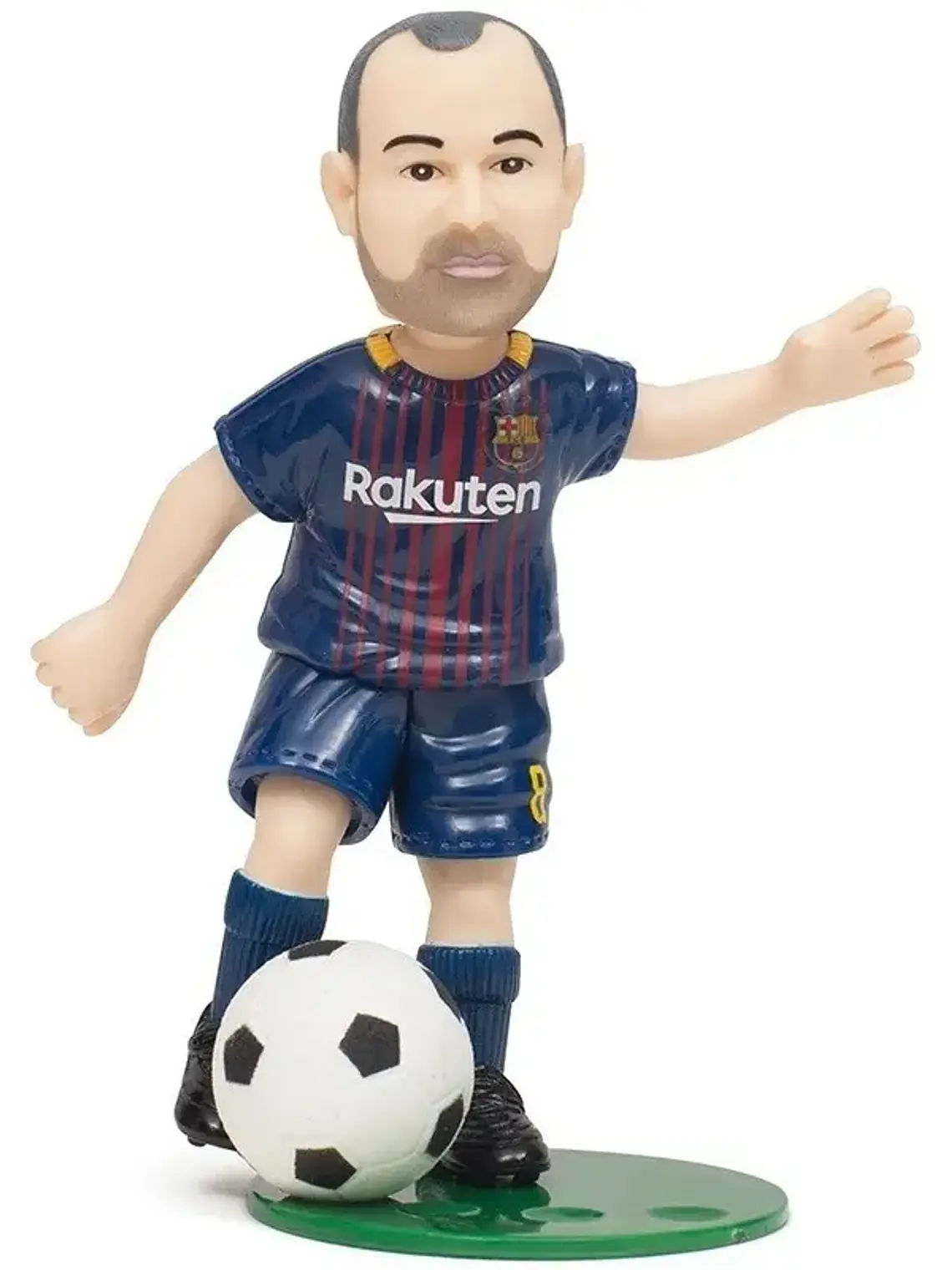 Figura Articulada Coleccionable A. Iniesta 21cm Barcelona Maccabi 2