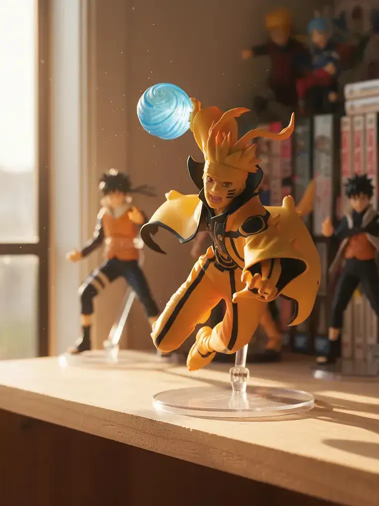 Figura Coleccionable de Naruto Uzumaki por Banpresto, 9 cm 2