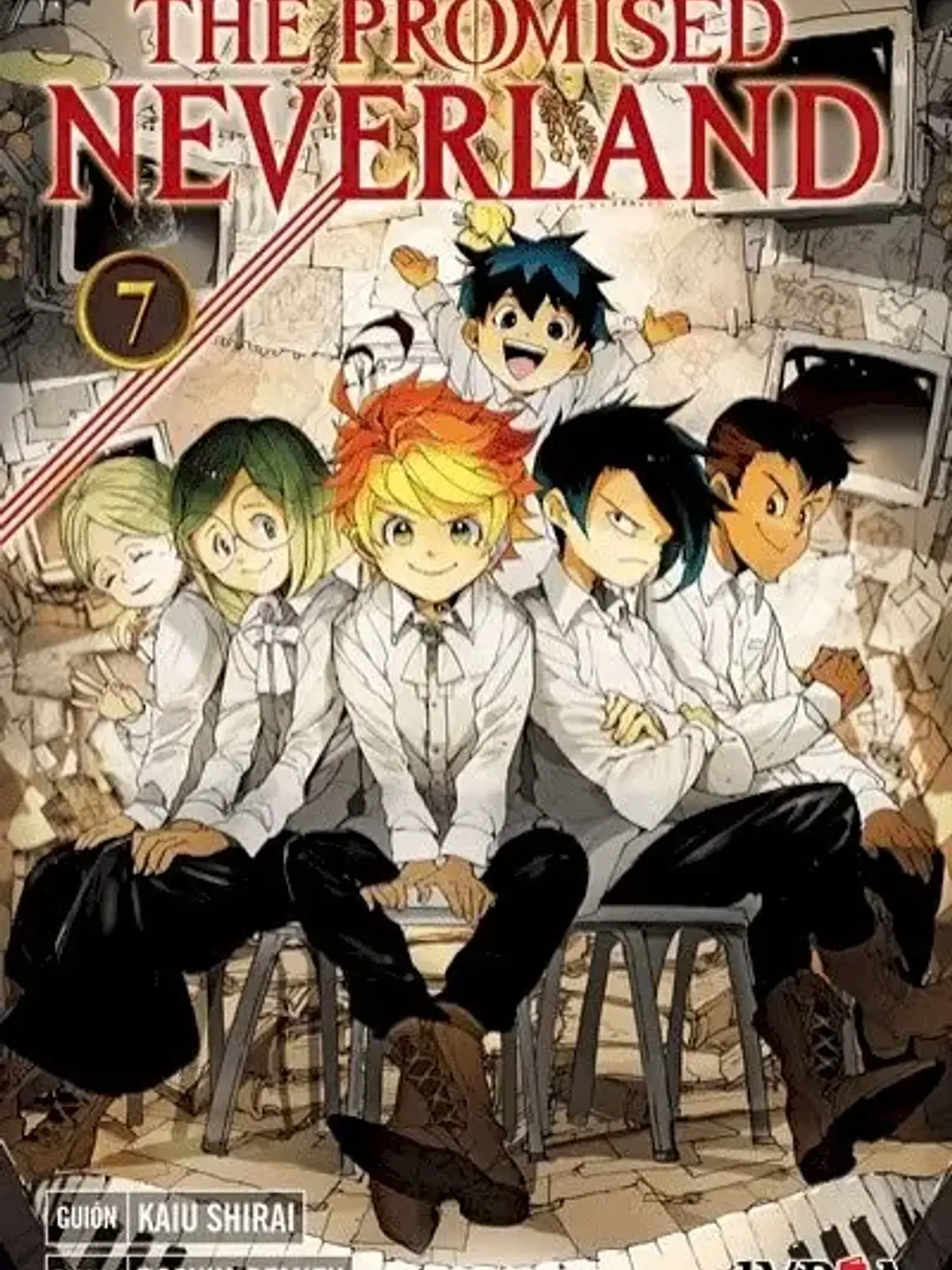 Manga The Promised Neverland, Vol 7, Ivrea Arg. 1