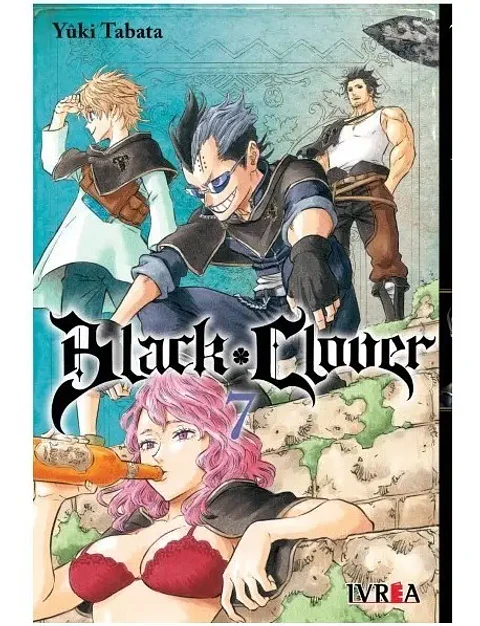 BLACK CLOVER 7, de Yuki Tabata. Black Clover, vol. 7. Editorial Ivrea, tapa blanda en español, 2021