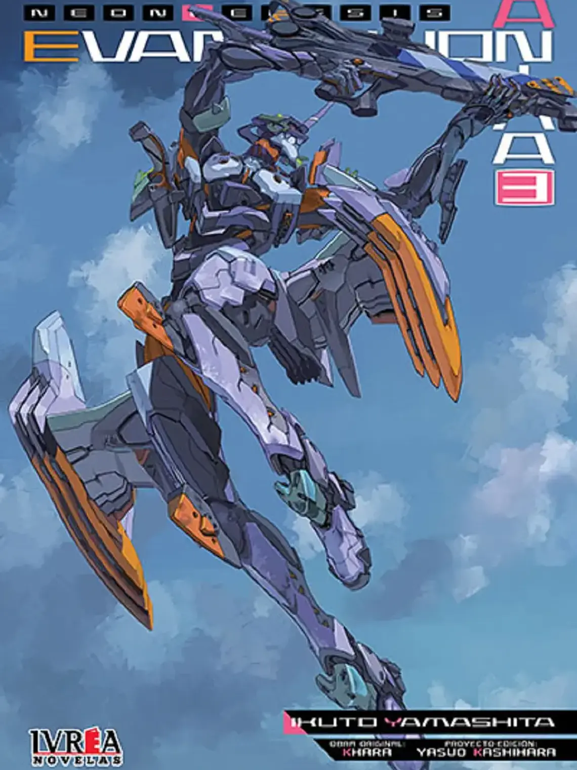 Libro Neon Genesis Evangelion: Anima, De Osamu Takahashi, Vol. 3. Editorial Ivrea, Tapa Blanda (2025) 1