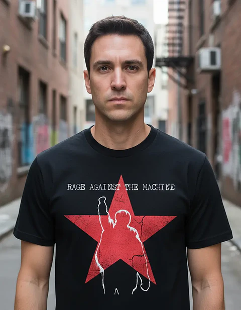 Polera Rage Against The Machine - Ver 03 - Vale Gamess