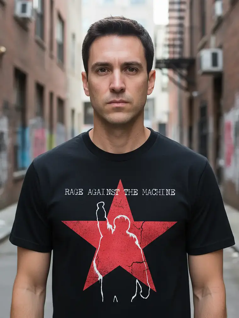 Polera Rage Against The Machine - Ver 03 - Vale Gamess 1