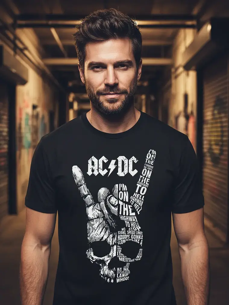 Polera Ac/dc - Ver 10 - Vale Gamess 1