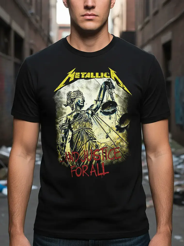 Polera Metallica - Ver 01 - And Justice For All 1