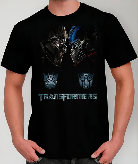 Polera Transformers - Ver 04 - Vale Gamess