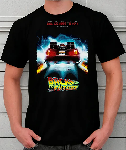 Polera Volver Al Futuro - Ver 02 - Vale Gamess
