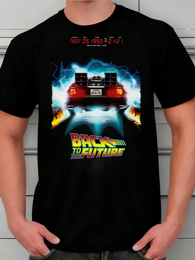 Polera Volver Al Futuro - Ver 02 - Vale Gamess 1