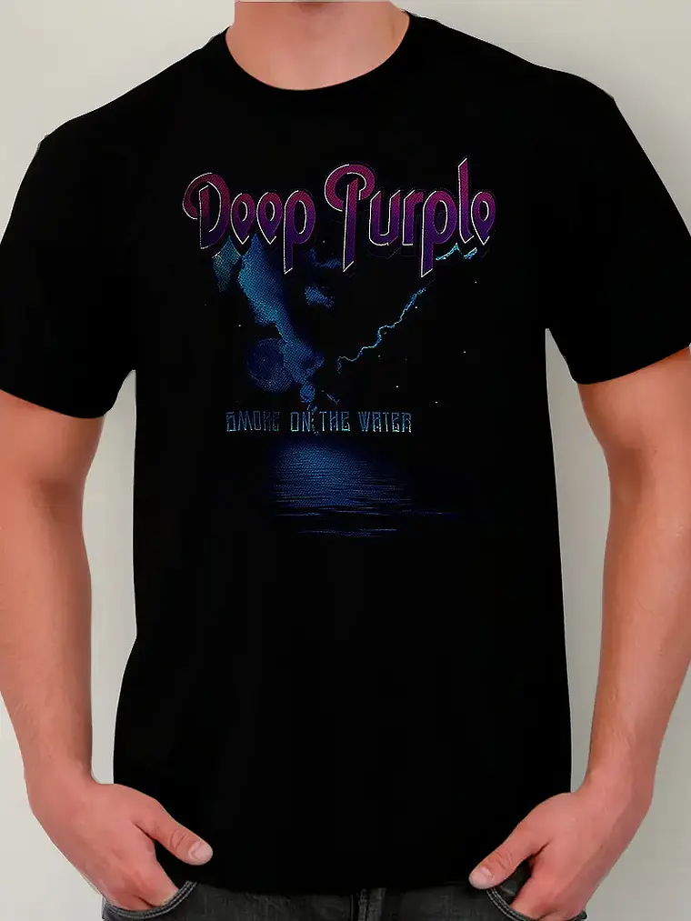 Polera Deep Purple - Ver 18 - Smoke On The Water 1