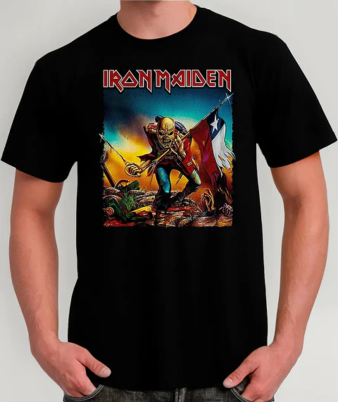 Polera Iron Maiden - Ver 095 - The Trooper Chile