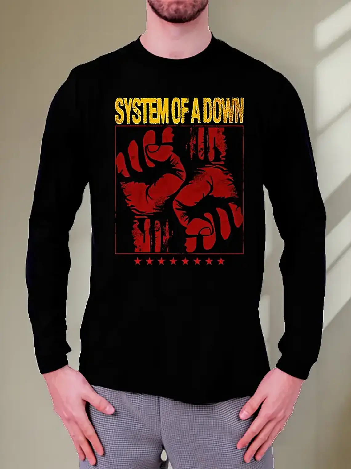Polera Manga Larga System Of A Down - Ver 06 - Vale Gamess 1
