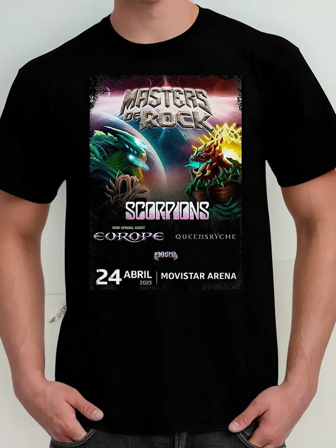 Polera Master Of Rock 2025 - Ver 03 - 24 De Abril 1