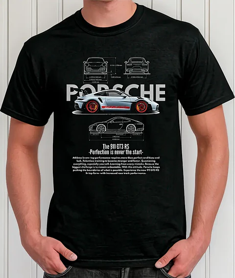 Polera Porsche Gt3 Rs - Ver 01 - Vale Gamess