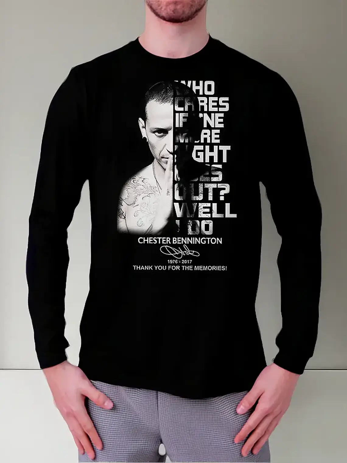 Polera Manga Larga Linkin Park - Ver 03 - Chester Bennington 1
