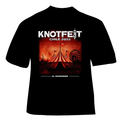 Polera Knotfest Chile 2022 - Estampado Doble