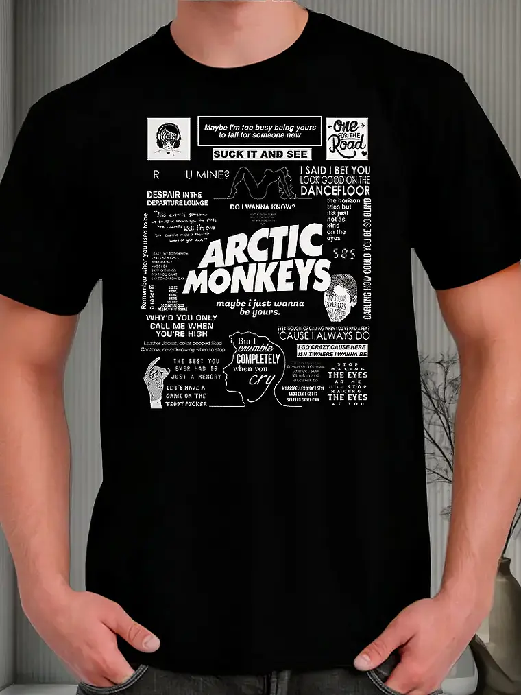Polera Arctic Monkeys - Ver 04 - Vale Gamess 1