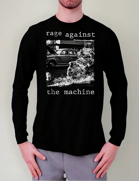 Polera Manga Larga Rage Against The Machine - Ver 01 - Vale
